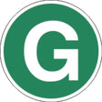 Sticker „G“ klein – 13 cm