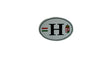 Autocolante H com Brasão da Hungria