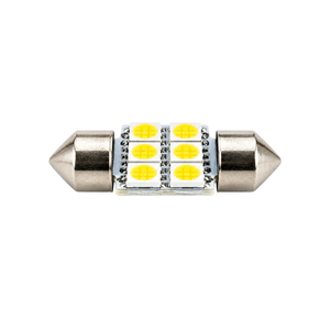 SMD LED szofita izzó 6 LED fehér