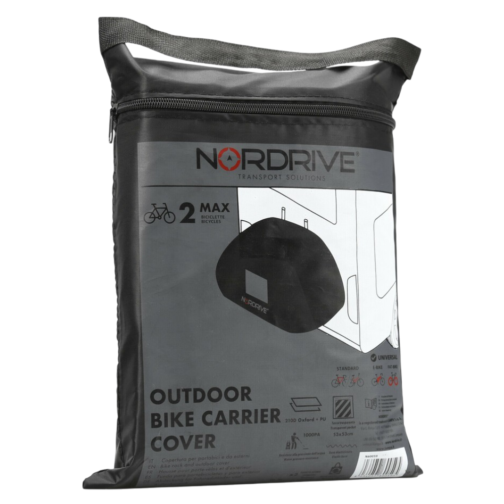 Bike carrier cover for Motorhomes Caravans and Towbar Bike Racks
