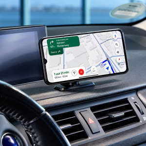 Car Phone Holder Magnetic Dashboard Mount with 360° Rotation for Hands-Free Navigation
