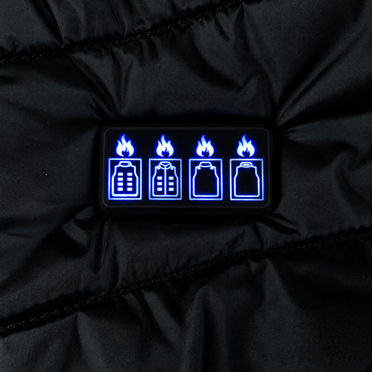 Heated Vest with 19 Heating Panels, 4 Heating Zones and 3 Heat Settings