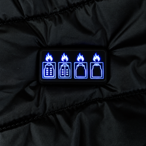 Heated Vest with 19 Heating Panels, 4 Heating Zones and 3 Heat Settings