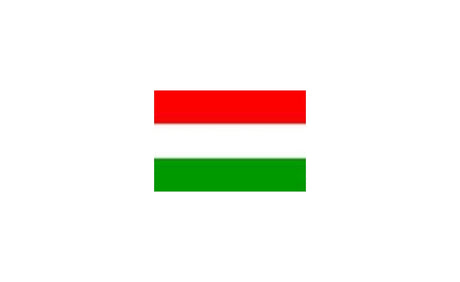Hungarian Flag Sticker for Nameplates