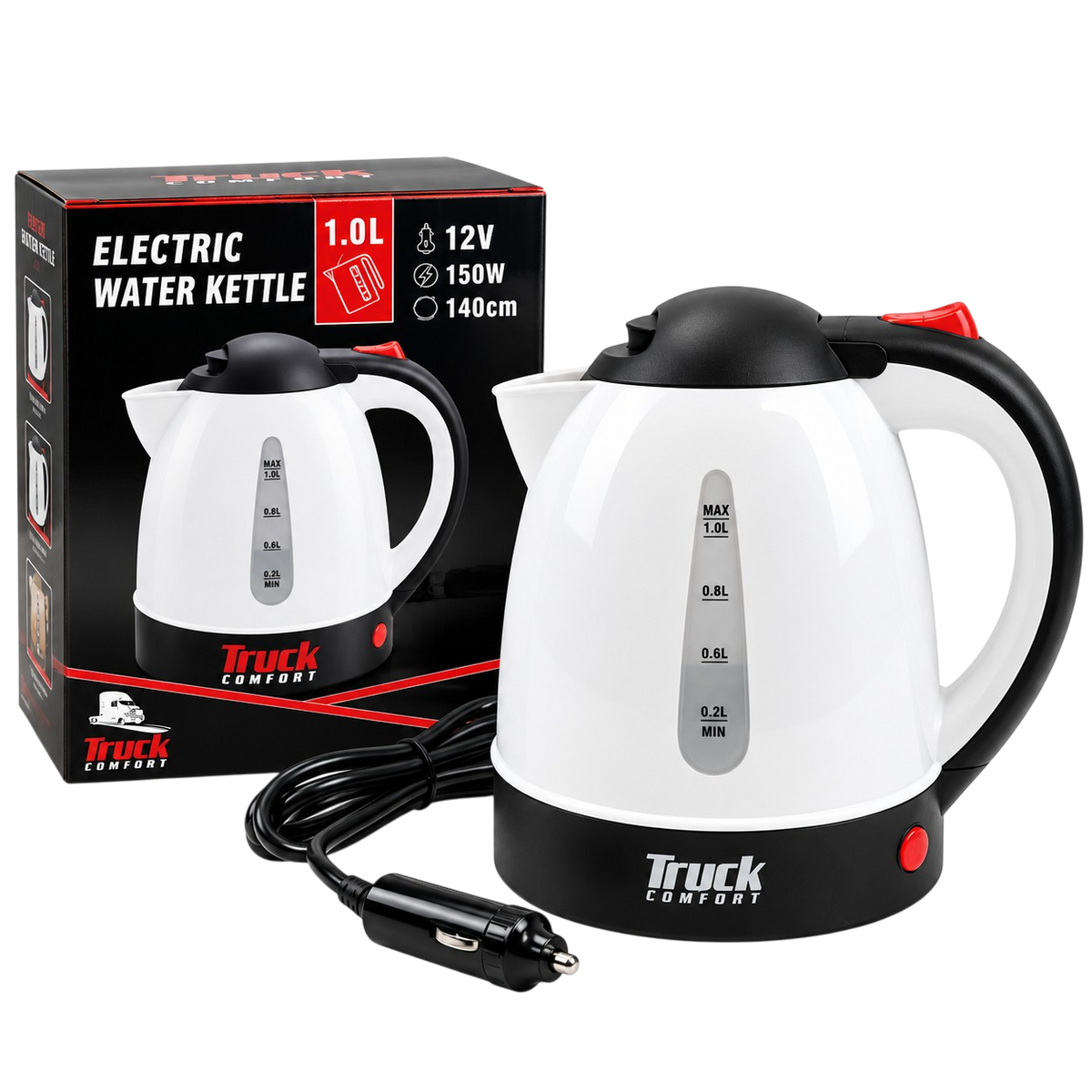 Car Kettle 1L for hot drinks on the road