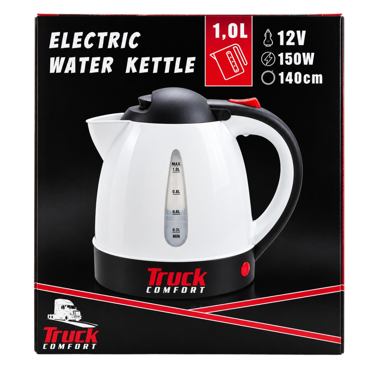 Car Kettle 1L for hot drinks on the road