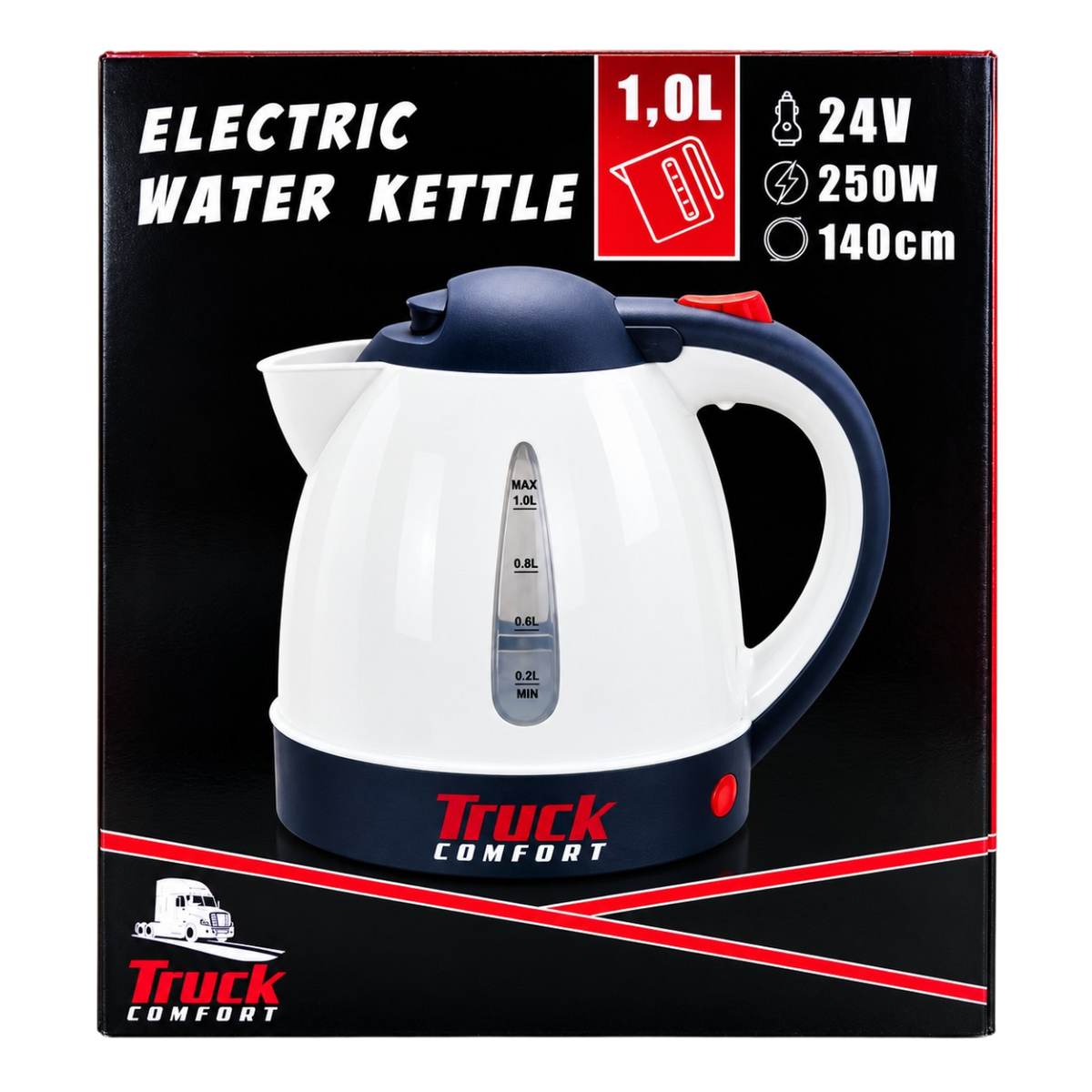 Car Kettle 1L for hot drinks on the road