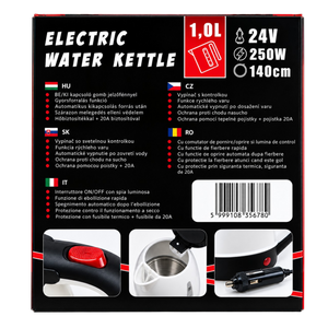 Car Kettle 1L for hot drinks on the road