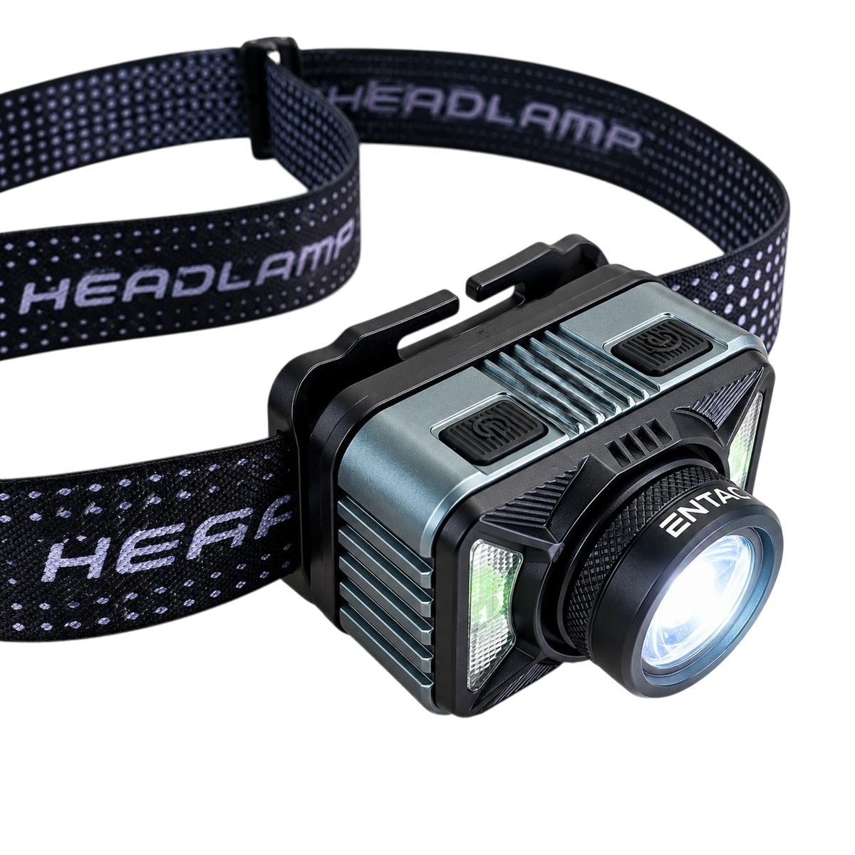 Rechargeable head torch light 1200 lumens with motion sensor