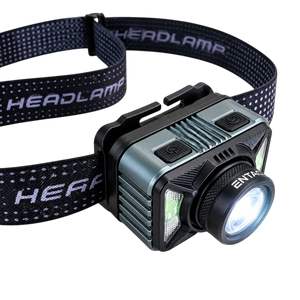 Rechargeable head torch light 1200 lumens with motion sensor
