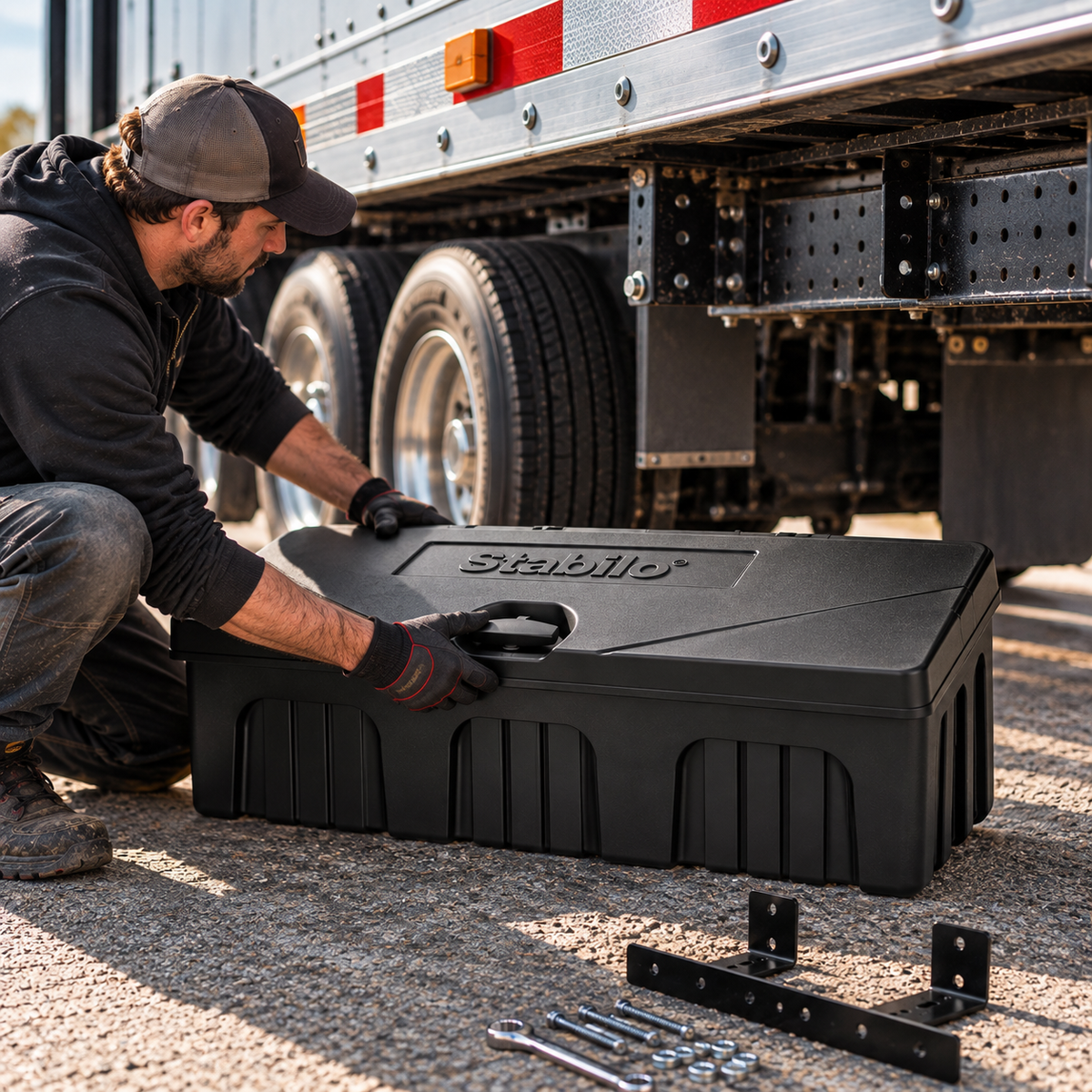 Truck Toolbox for Commercial Vehicles, Lockable and Waterproof