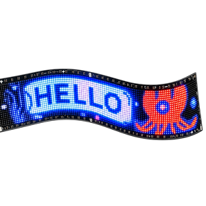 Devil Eyes LED Display Flexible RGB Screen with Bluetooth Control for Cars and Trucks
