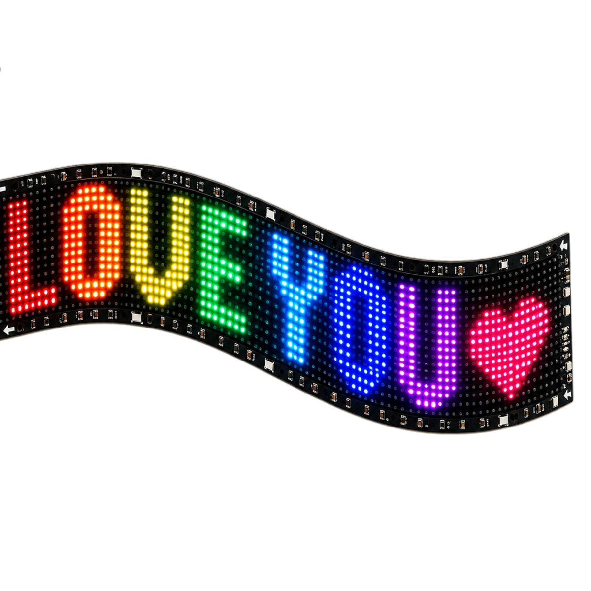 Devil Eyes LED Display Flexible RGB Screen with Bluetooth Control for Cars and Trucks