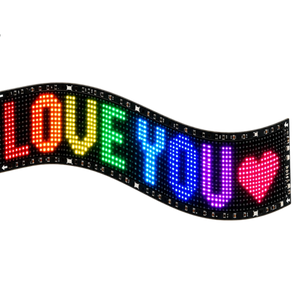 Devil Eyes LED Display Flexible RGB Screen with Bluetooth Control for Cars and Trucks
