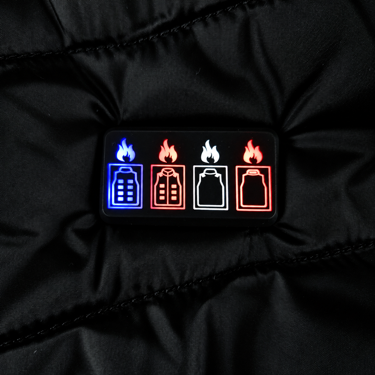 Heated Vest with 19 Heating Panels, 4 Heating Zones and 3 Heat Settings