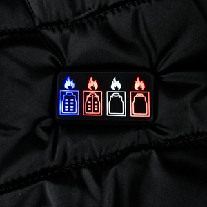 Heated Vest with 19 Heating Panels, 4 Heating Zones and 3 Heat Settings