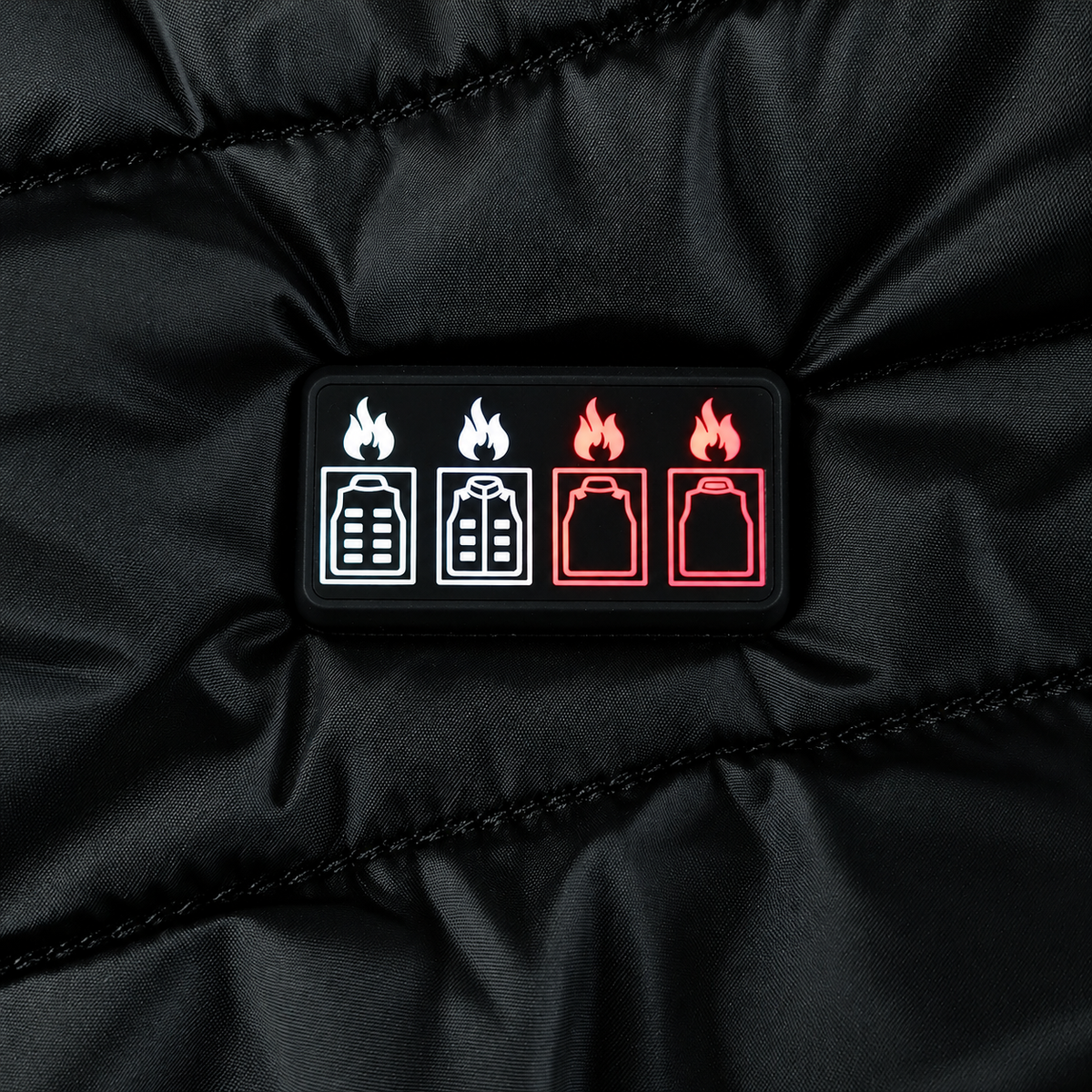 Heated Vest with 19 Heating Panels, 4 Heating Zones and 3 Heat Settings