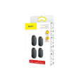 Set di 4 Ganci Adesivi con Gancio – Nero