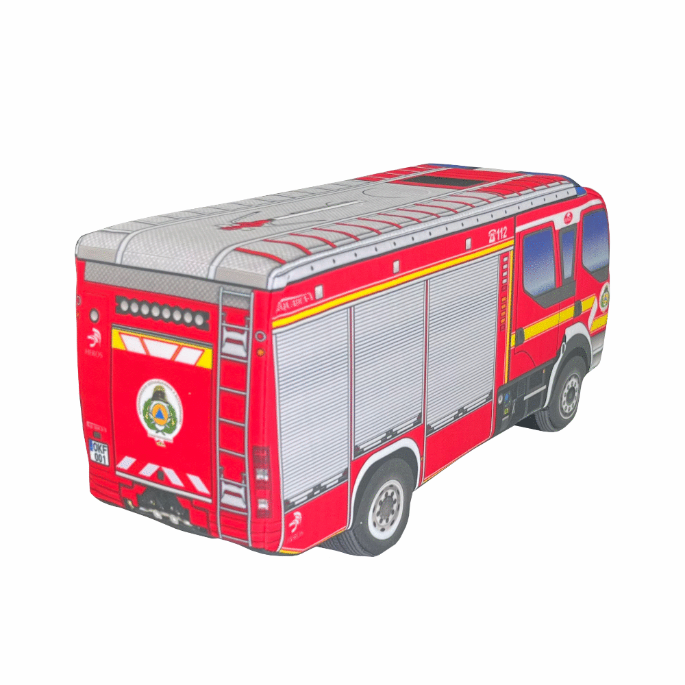 Plüsch-Feuerwehrauto Rába-Heros Aquadux 4000 – 36 cm