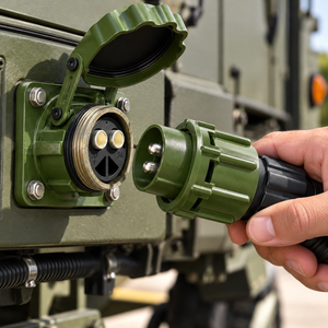 Gniazdo elektryczne 2-biegunowe NATO 24V