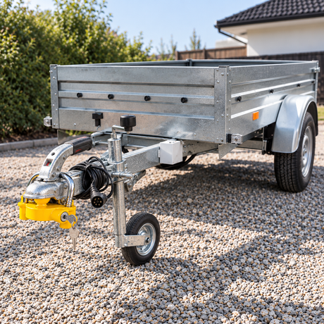 Trailer Hitch Lock Universal 50mm with Steel Shackle and 2 Keys