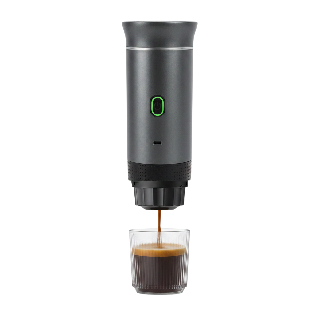 Portable coffee maker USB Rechargeable, Compatible with Capsules & Ground Coffee (Nespresso&Dolce Gusto)