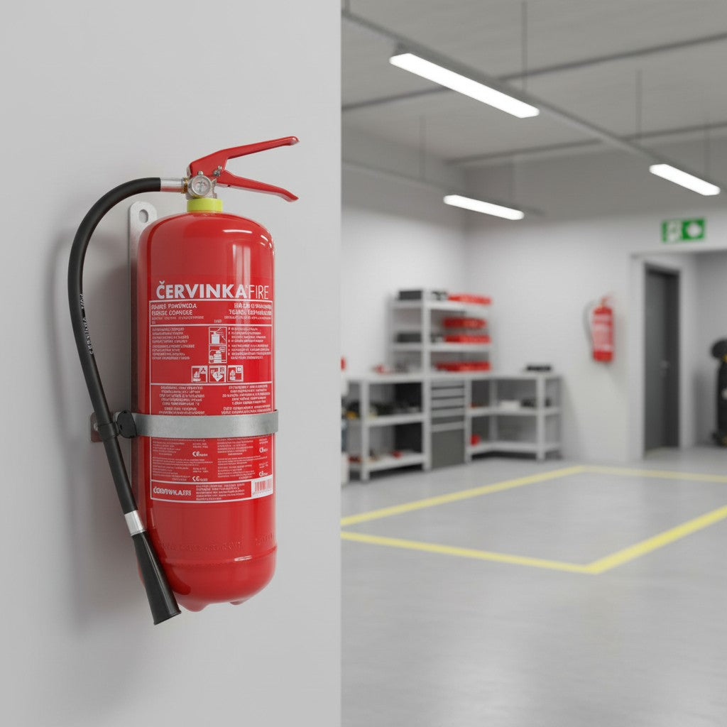 Fire Extinguisher Dry Powder 6kg 43A 233B C with Pressure Gauge & Wall Bracket