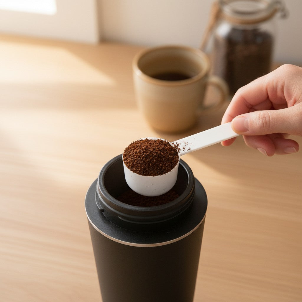 Portable coffee maker USB Rechargeable, Compatible with Capsules & Ground Coffee (Nespresso&Dolce Gusto)
