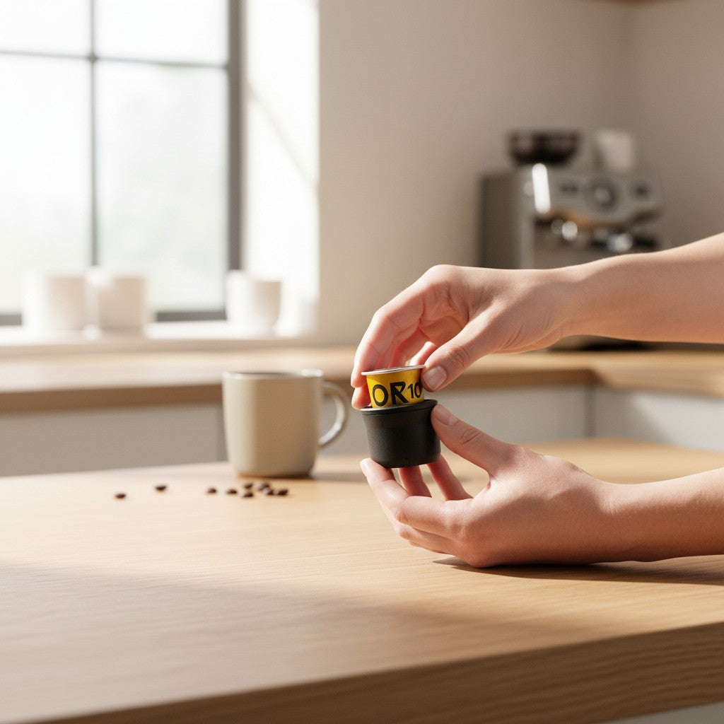 Portable coffee maker USB Rechargeable, Compatible with Capsules & Ground Coffee (Nespresso&Dolce Gusto)
