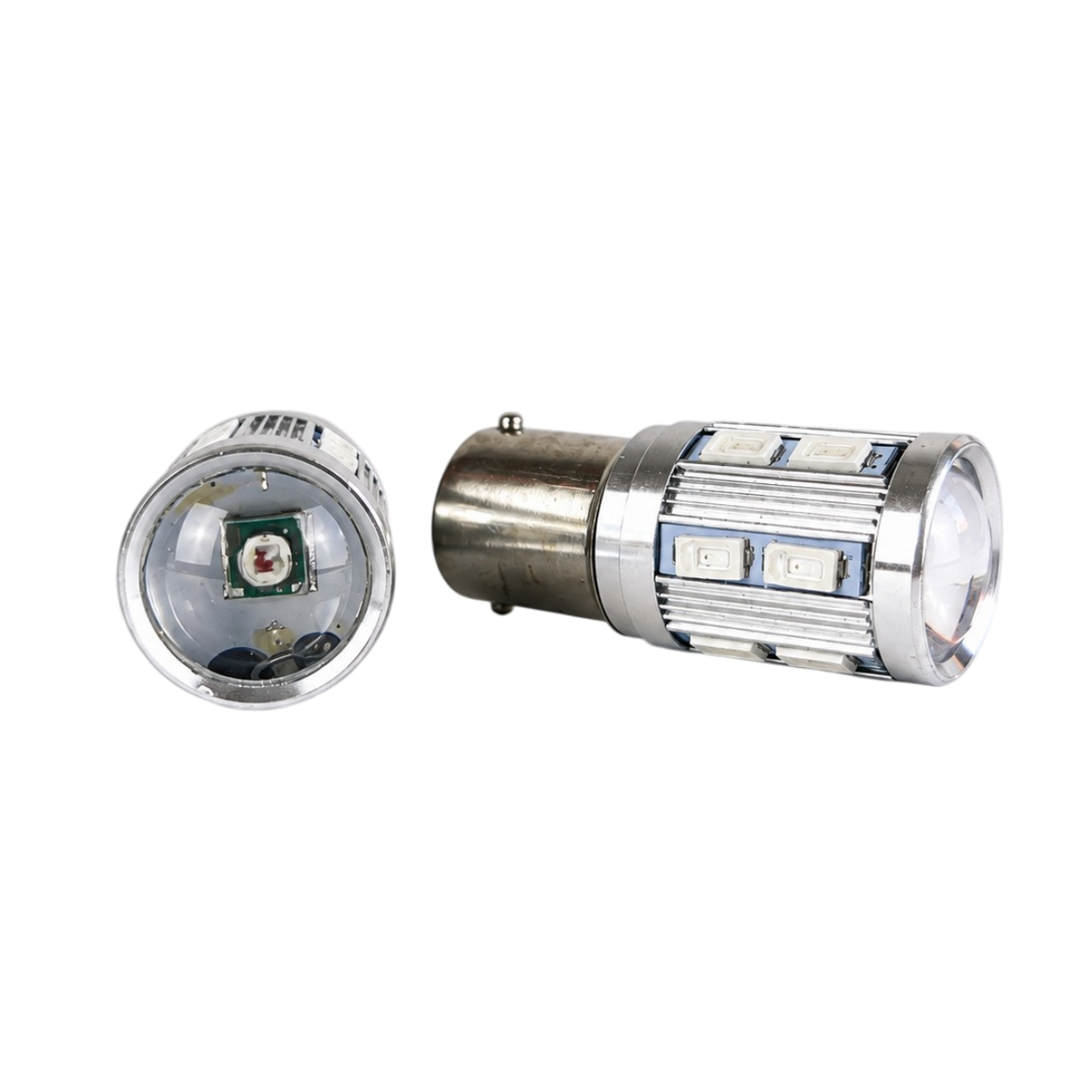 LED Car Bulbs BA15S SMD White or Red 2 Pack