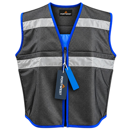 Gilet rafraîchissant réfléchissant gris
