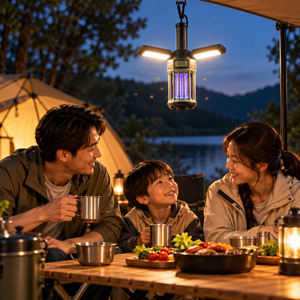 Bug Zapper Light with LED Camping Lantern, 500lm, USB-C, IPX6
