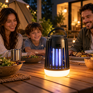 Bug Zapper Solar Powered with LED Light and USB-C Charging
