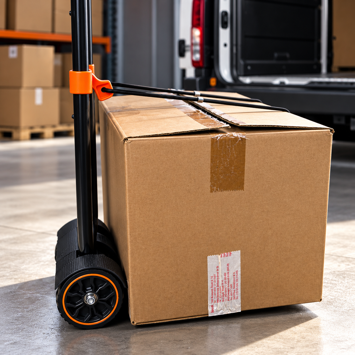 Sack Barrow Folding 50kg with Telescopic Handle and Securing Strap