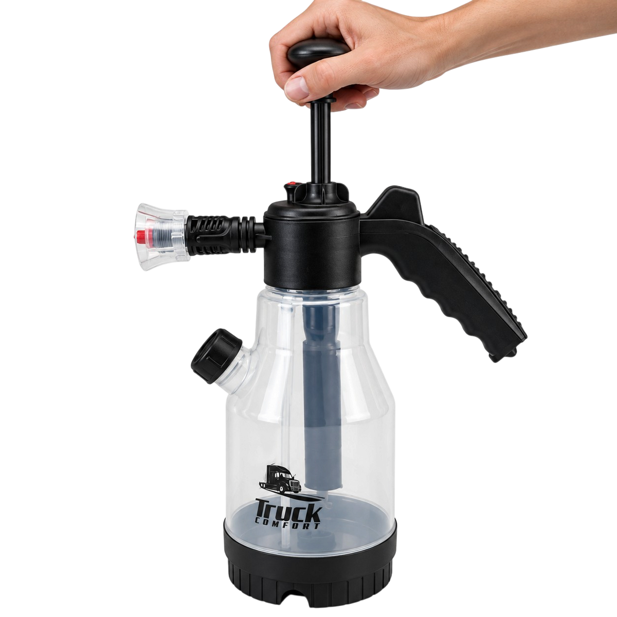 Car Foam Sprayer with Hand Pump and 4 Interchangeable Nozzles 2L