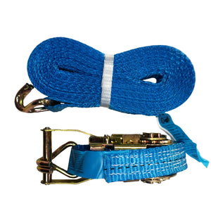 Cinghia di fissaggio completa blu, portata 1 tonnellata