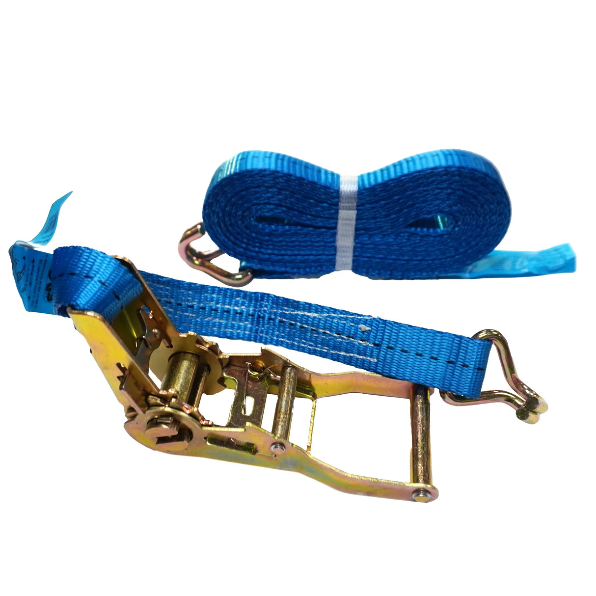 Cinghia di fissaggio completa blu, portata 1 tonnellata