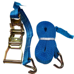 Cinghia di fissaggio completa blu, portata 1 tonnellata