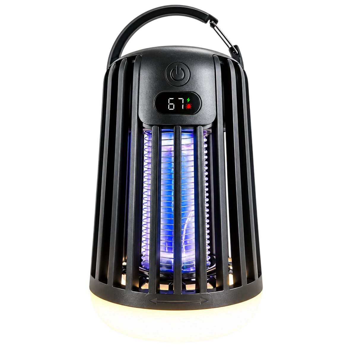 Bug Zapper Solar Powered with LED Light and USB-C Charging
