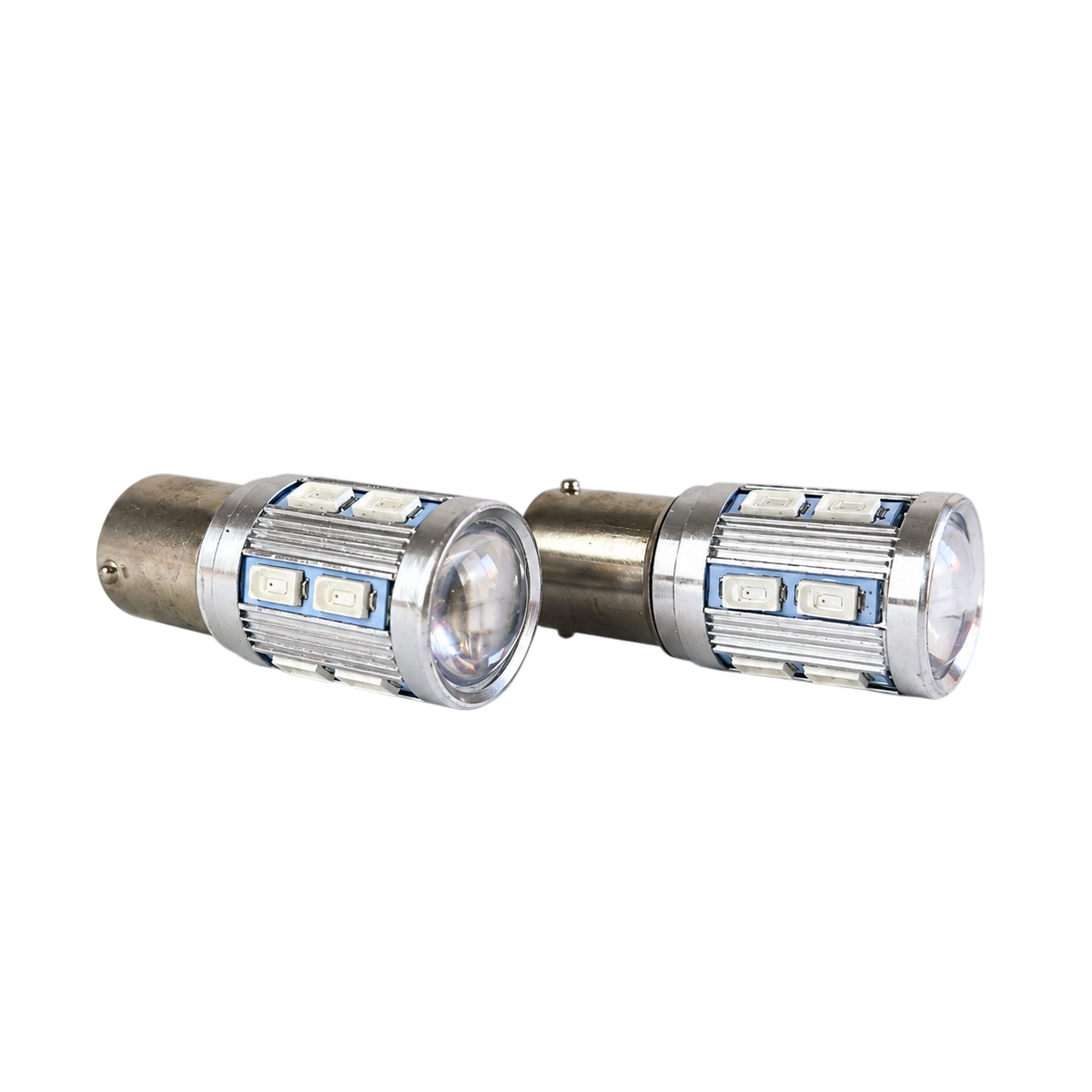 LED Car Bulbs BA15S SMD White or Red 2 Pack
