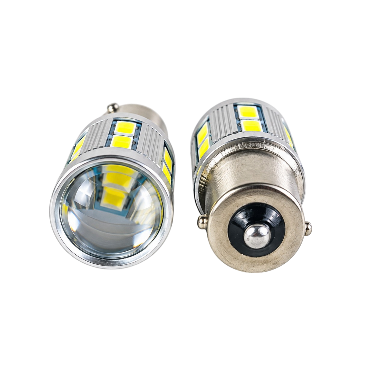 LED Car Bulbs BA15S SMD White or Red 2 Pack