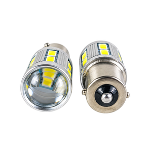 LED Car Bulbs BA15S SMD White or Red 2 Pack