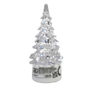 Color-Changing LED Christmas Tree Decoration 9 cm