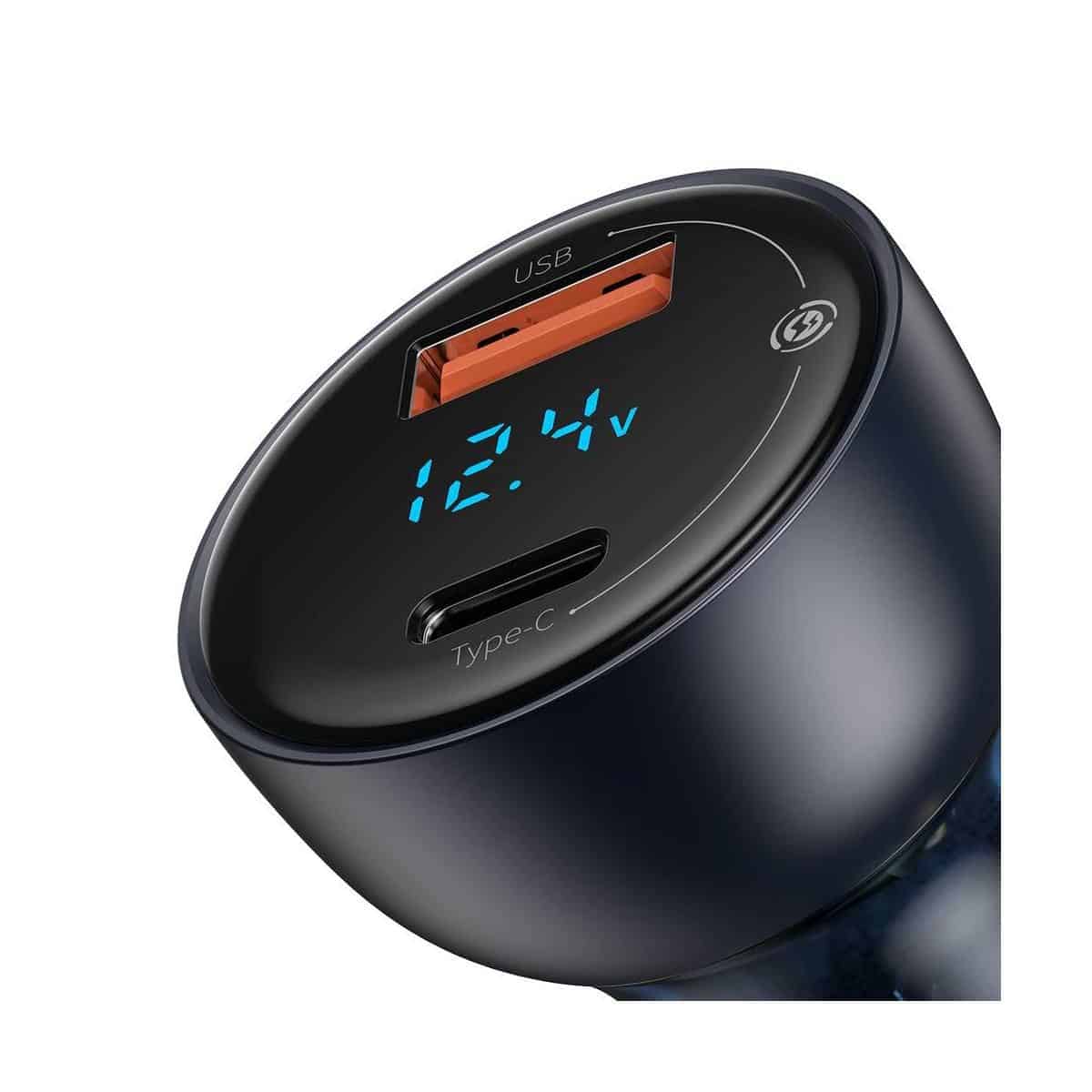 Baseus Car Charger Particular Digital Display QC 3.0 + PPS (USB 18W + Type-C 45W), max 65W