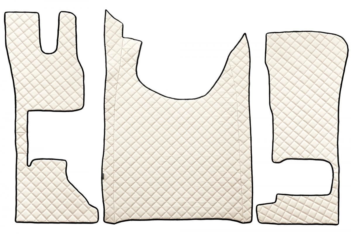 Presný steppovaný kožený koberec DAF XG, XG+, XF NG – pevné sedadlo spolujazdca