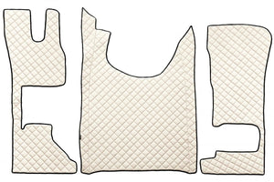 Presný steppovaný kožený koberec DAF XG, XG+, XF NG – pevné sedadlo spolujazdca