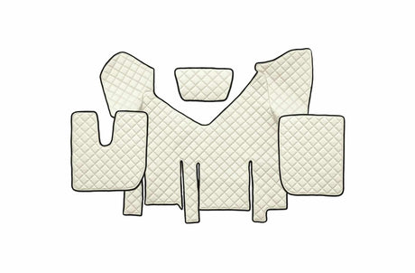 Quilted Faux Leather Floor Mat for Iveco Stralis XP Automatic with Built-in Fridge (2013-)