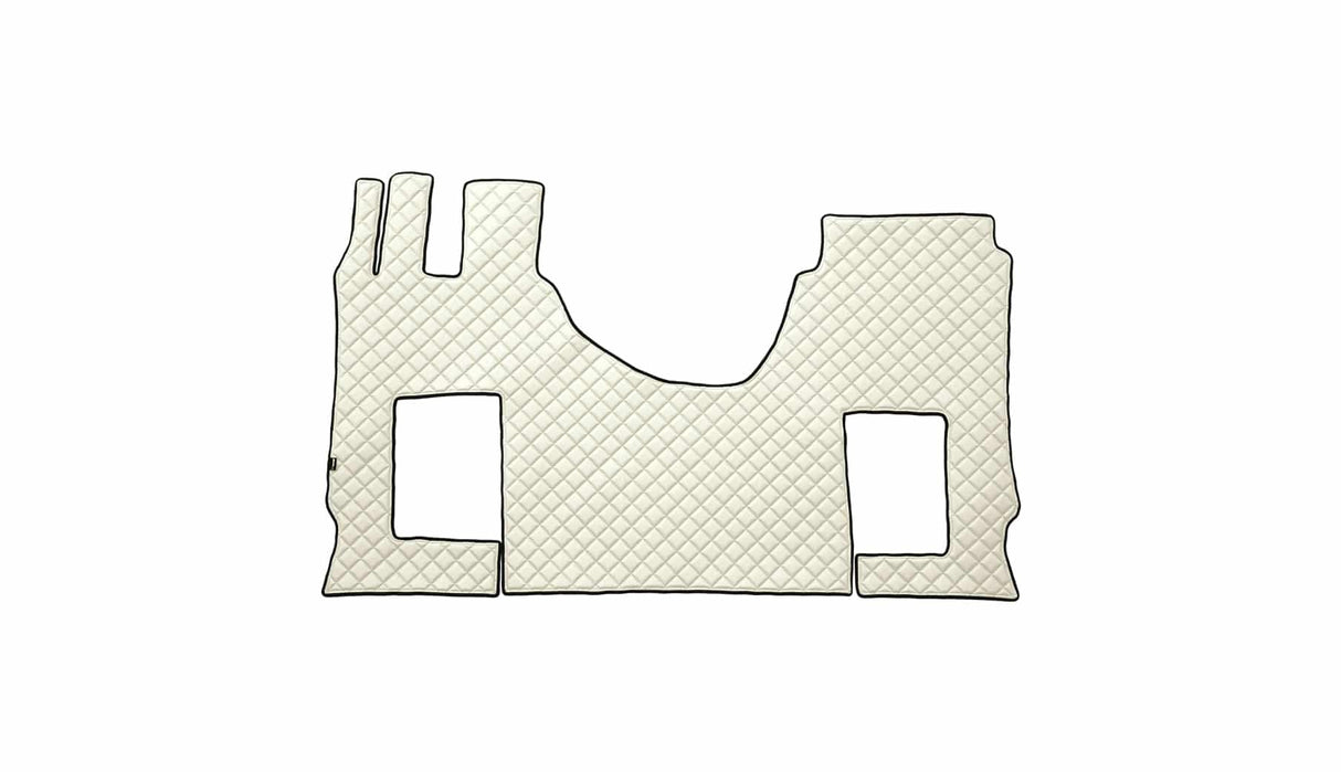 Prešívaný koženkový koberec pre Mercedes-Benz Actros MP4 s pevnou spolujazdcovou sedačkou