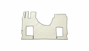 Prešívaný koženkový koberec pre Mercedes-Benz Actros MP4 s pevnou spolujazdcovou sedačkou