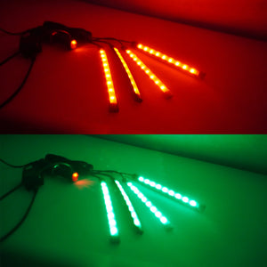 LED traka s daljinskim upravljačem za unutrašnjost vozila – 12V, 4x9 LED